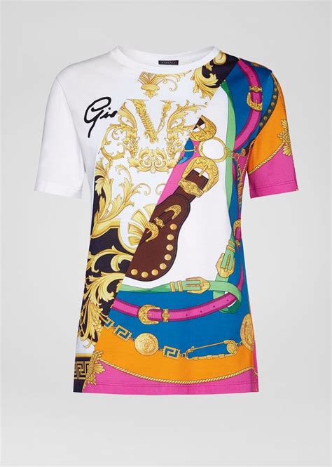 t-shirt versace femme|shirts that look like Versace.